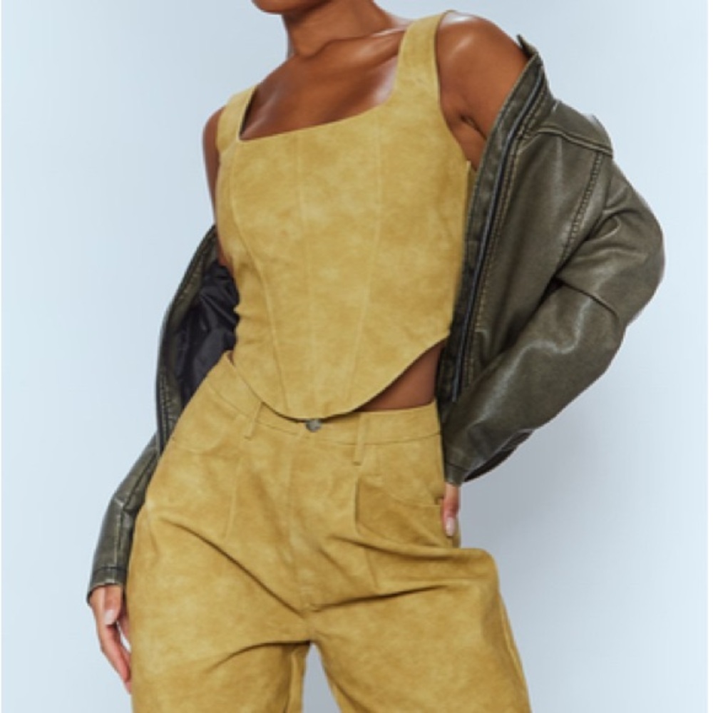 Stylish Mustard Yellow Two-Piece Set